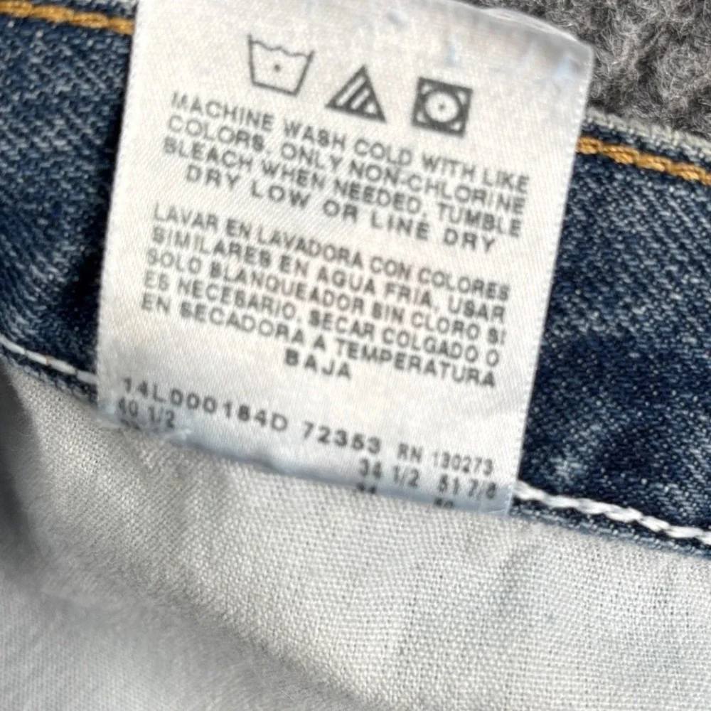 Wrangler Jeans Mens 36x32 (Tag 38x34) Blue Relaxed Fit Denim Pants Western